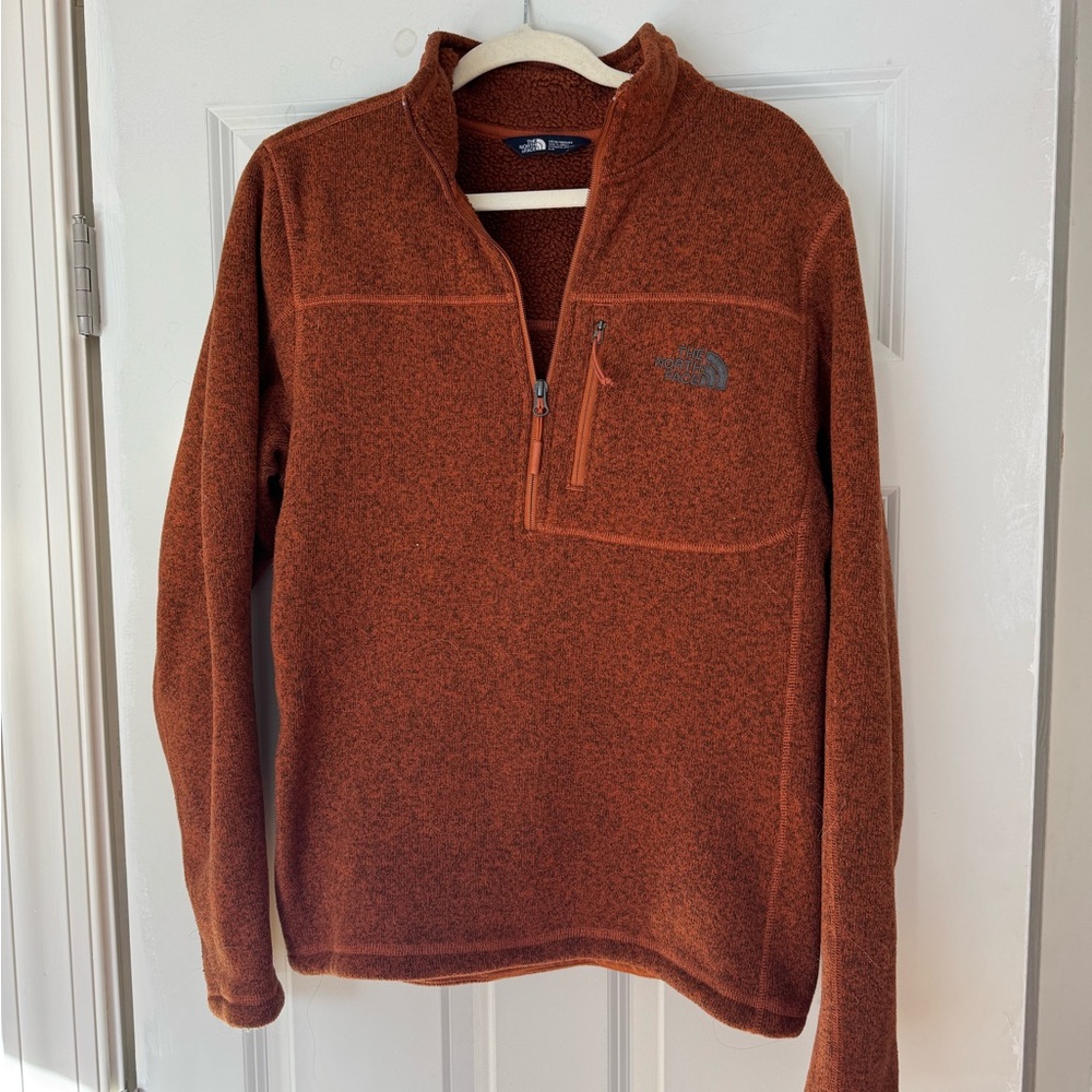 The North Face Orange Fleece Pullover